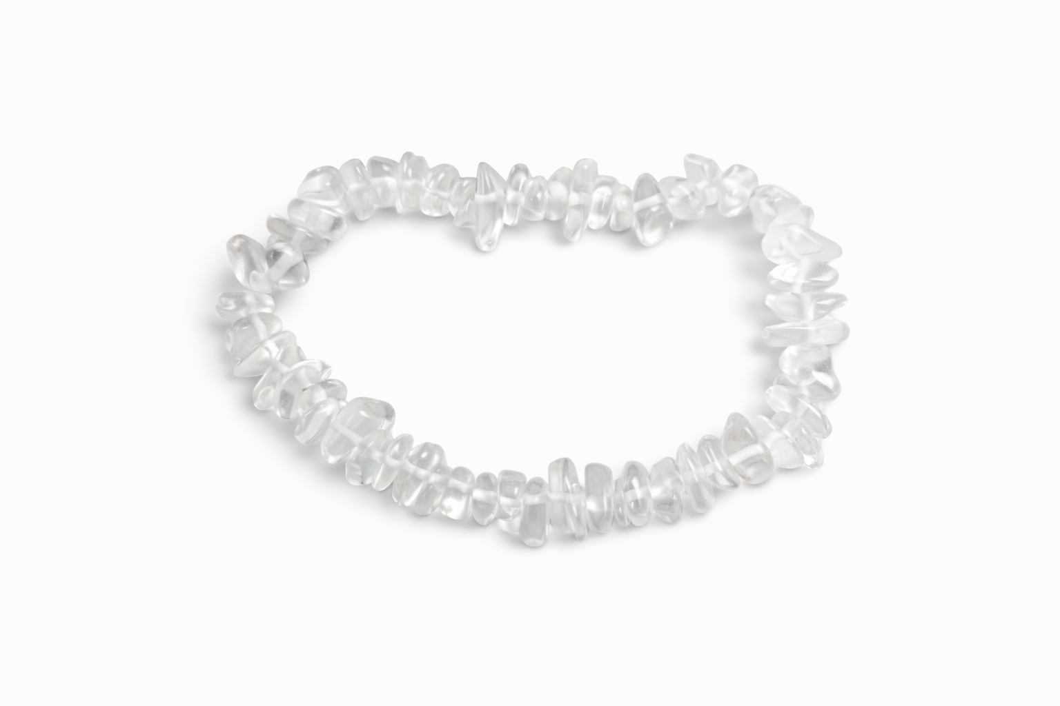 Natural Crystal Chip Bracelet