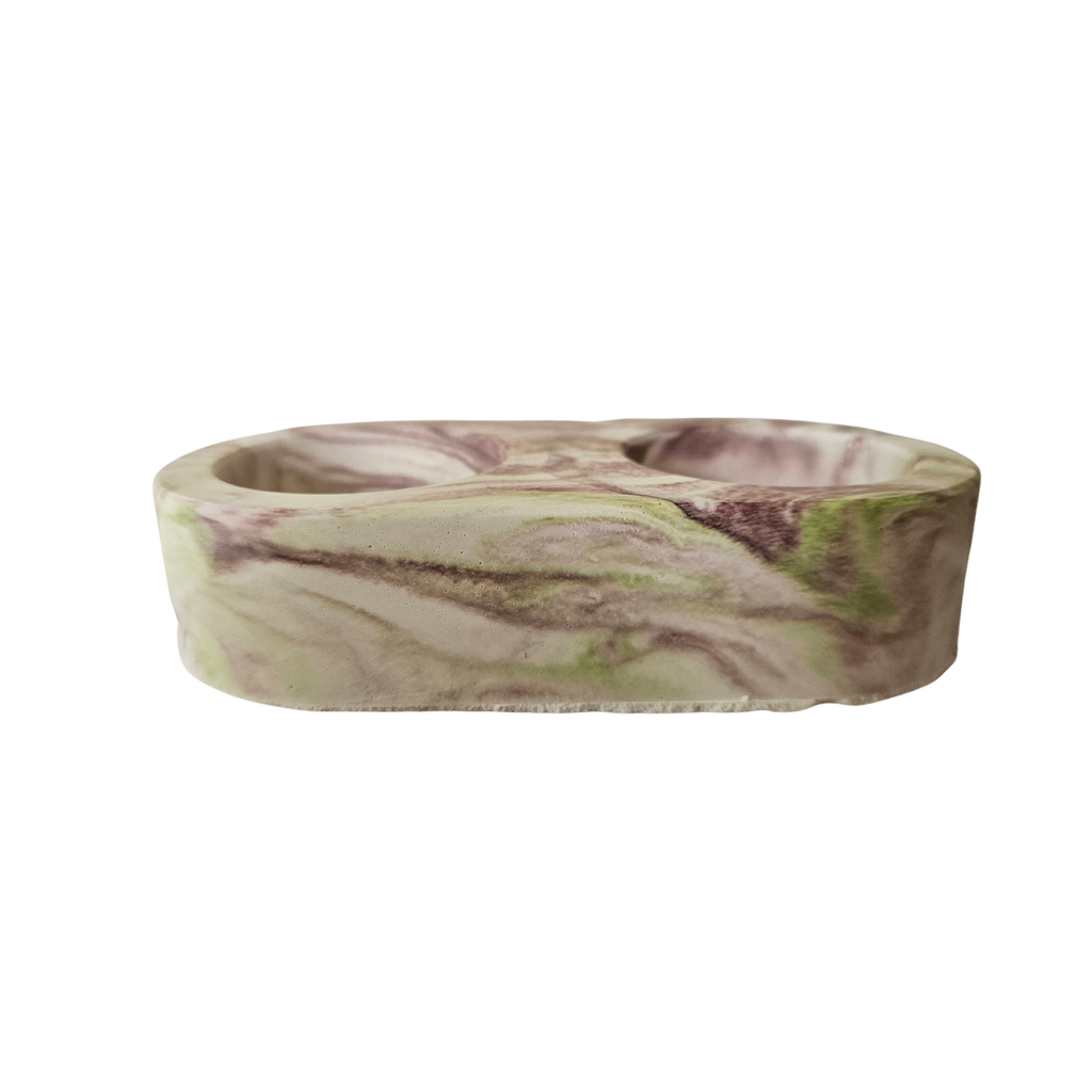 Eco Resin Double T-Light Holder