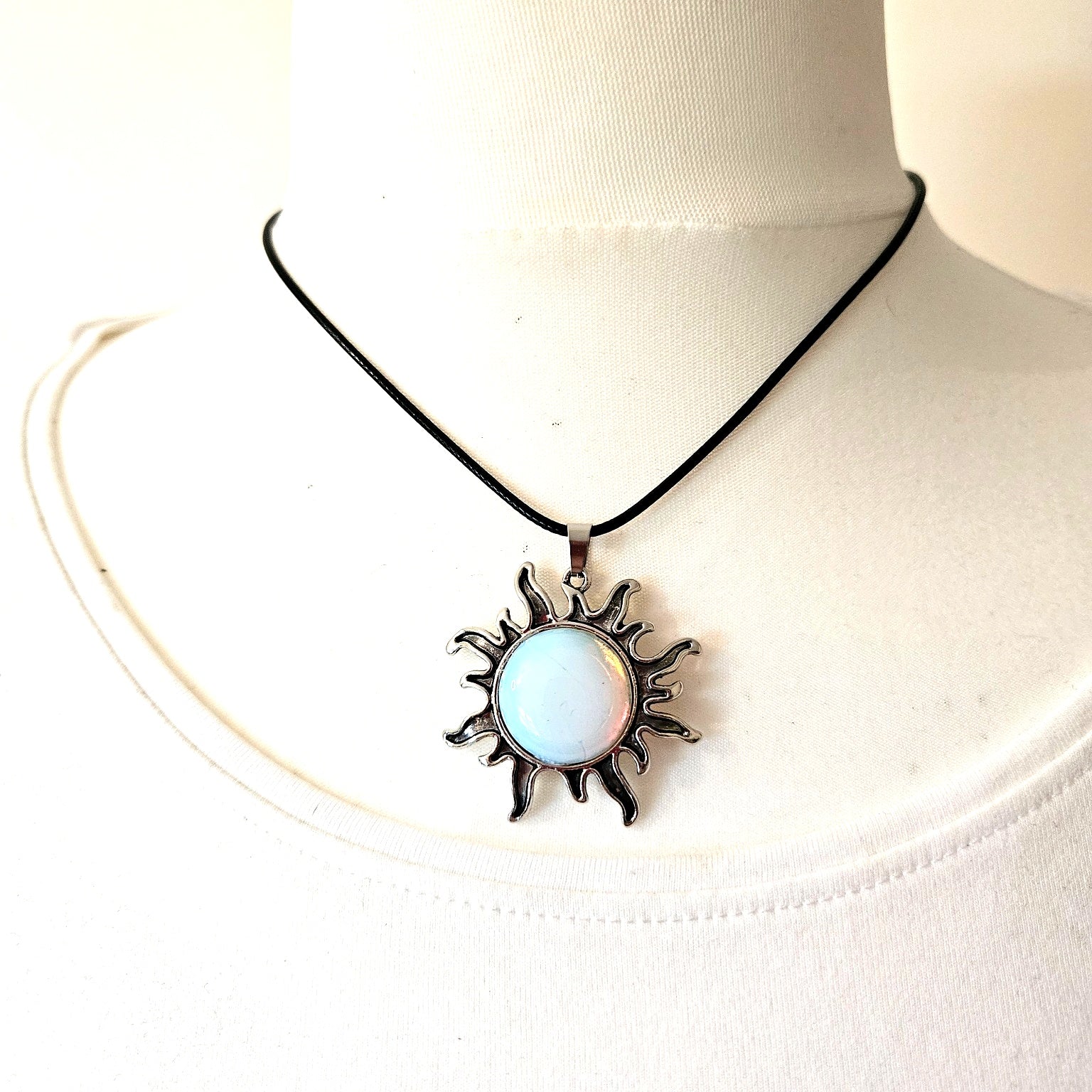 Sunburst Crystal Pendant
