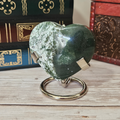 Moss Agate Heart