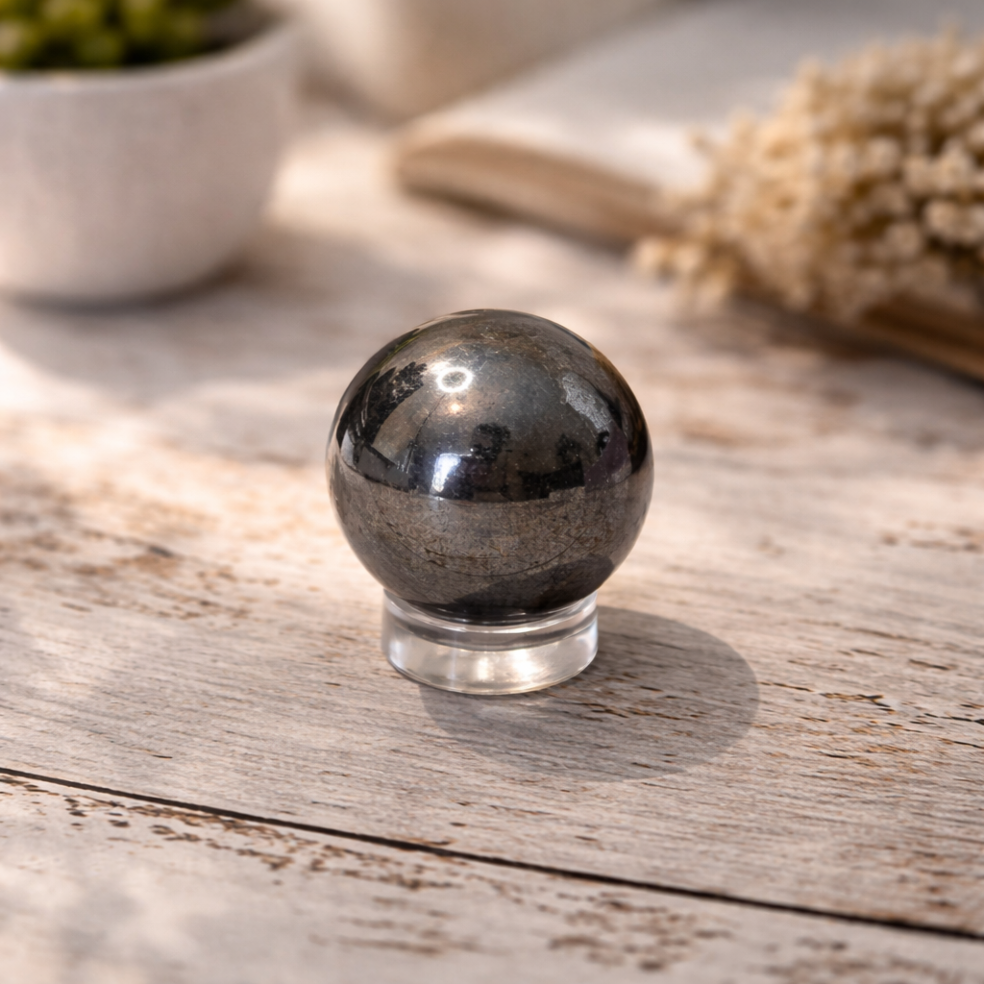 Hemetite Mini Sphere (25-30mm)