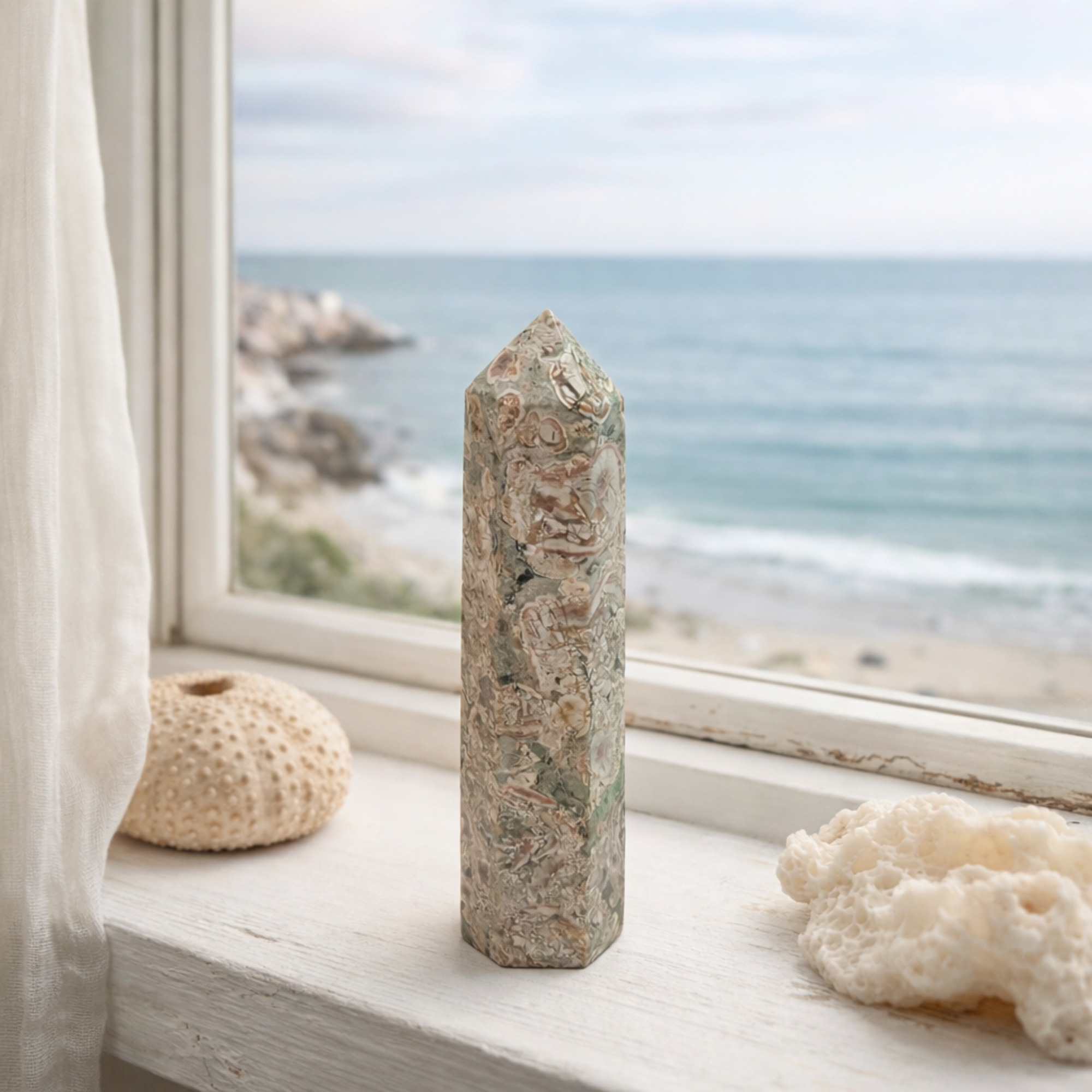 Fossil Jasper Tower (Agatized Coral)