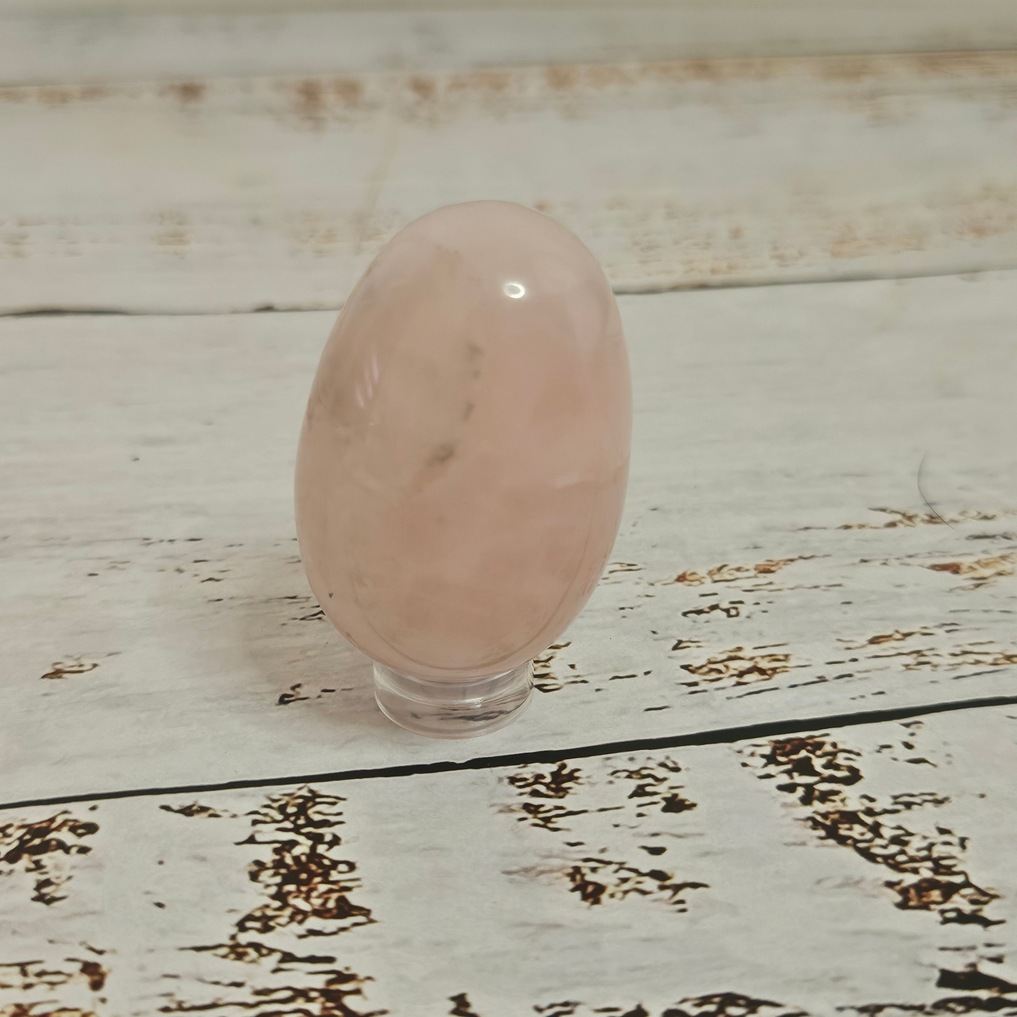 Small Rose Quartz Eggs - 60g