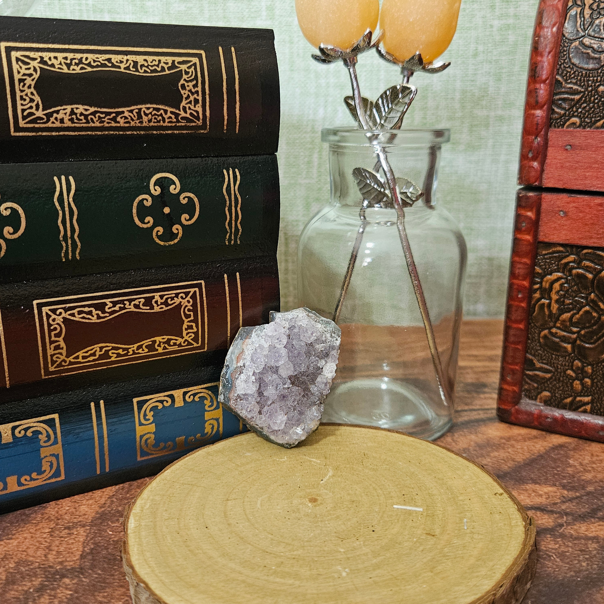 Natural Amethyst Crystal Cluster