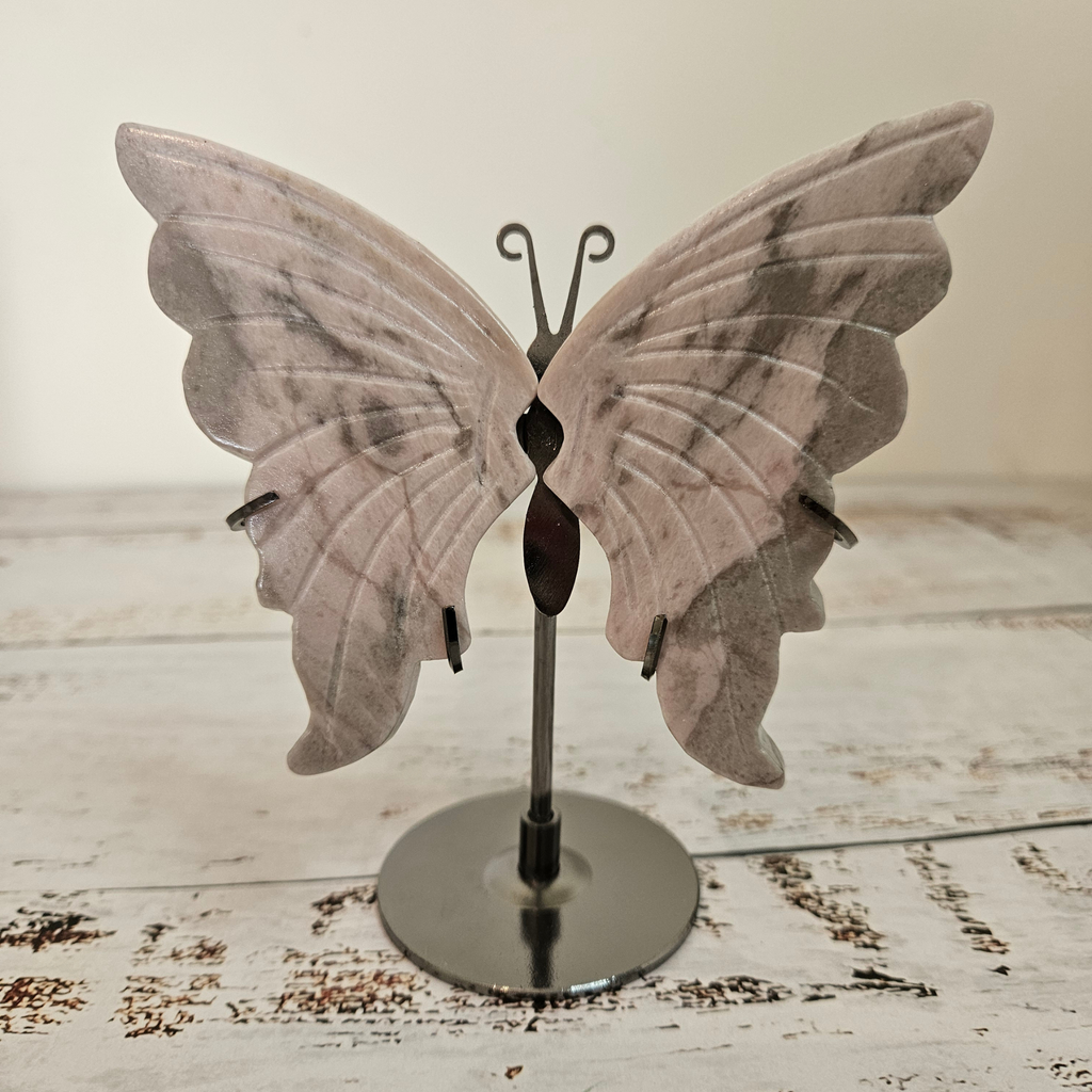 Pink Opal Large Butterfly