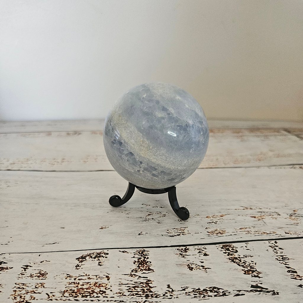 Blue Calcite Sphere - 210g