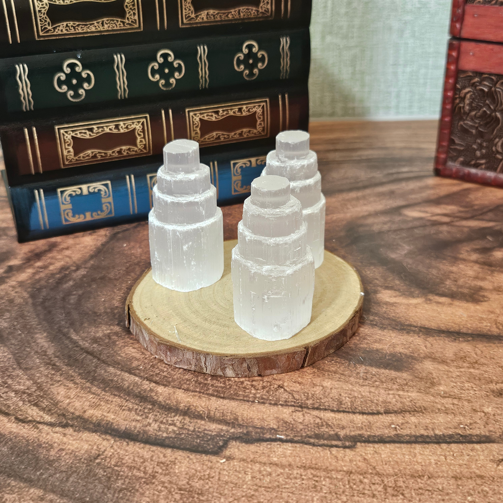 Mini Selenite Mountain Tower