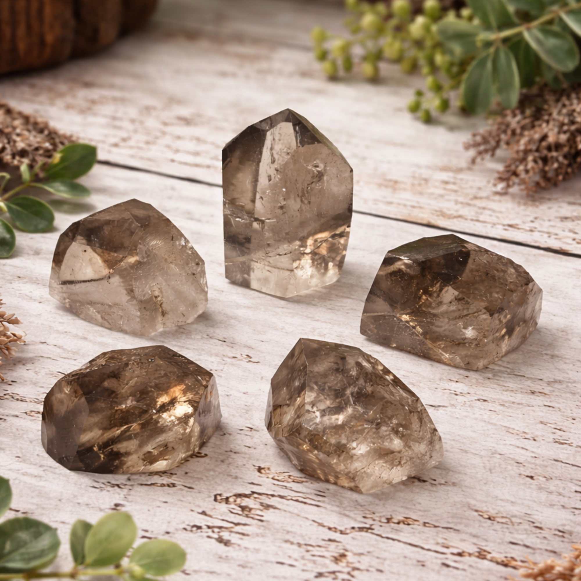Smokey Quartz Polished Points