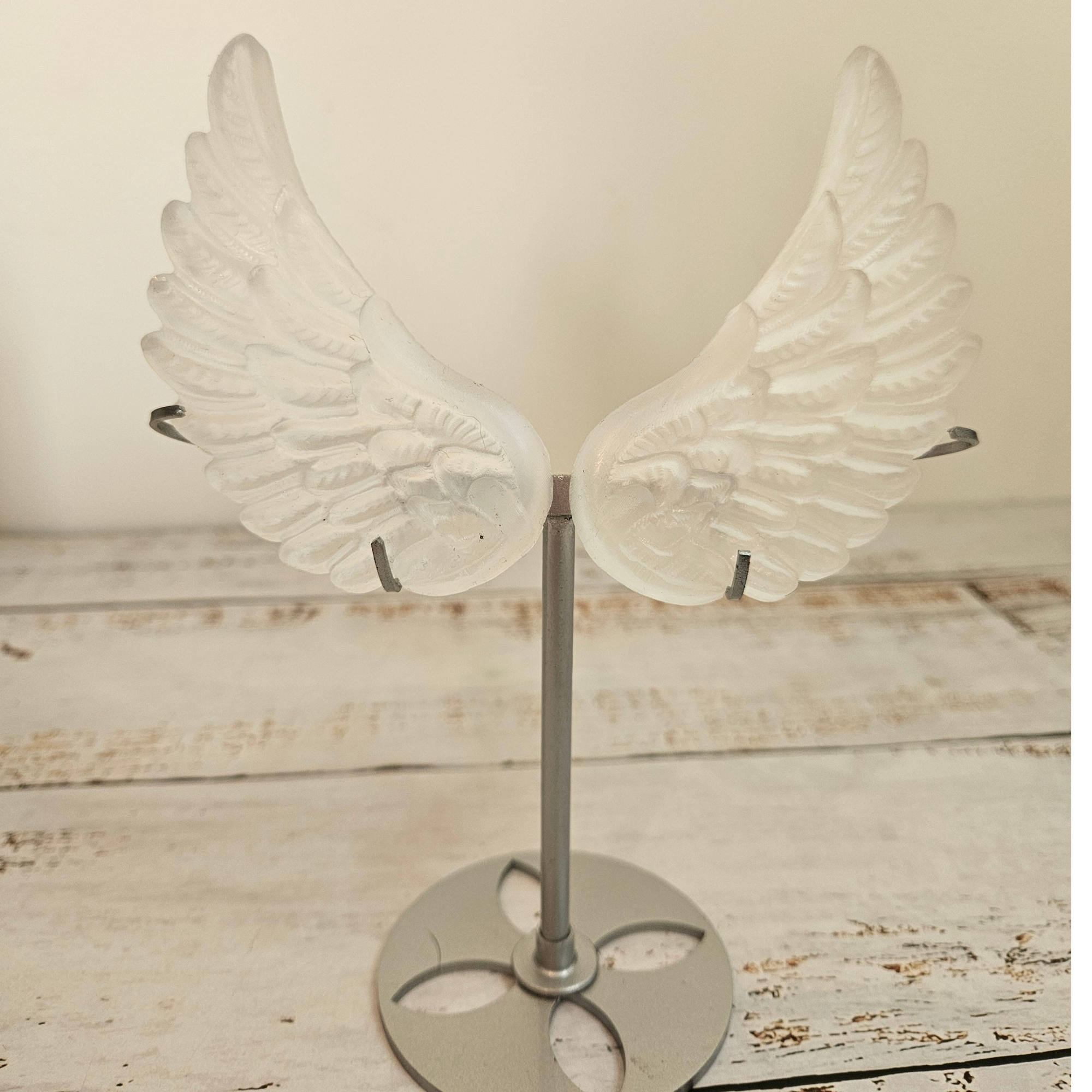 Selenite Angel Wings