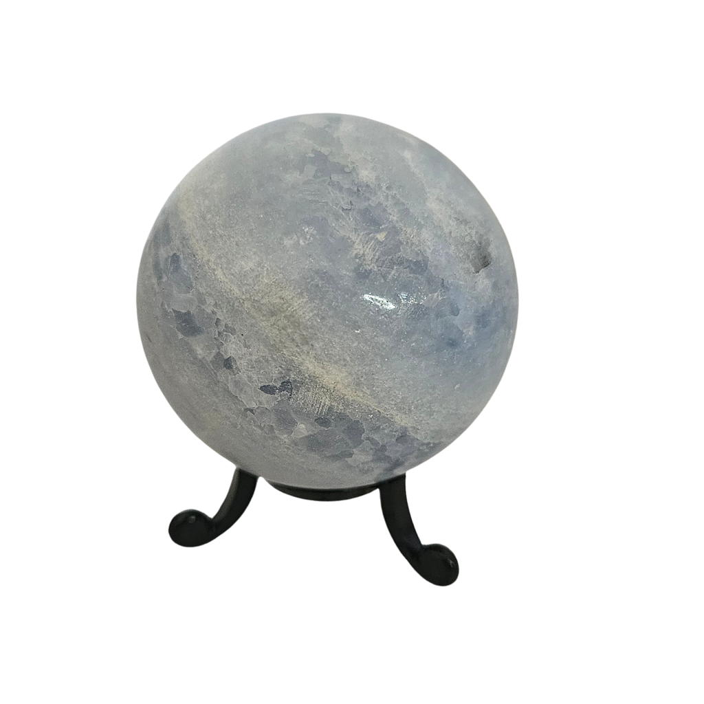 Blue Calcite Sphere 390g