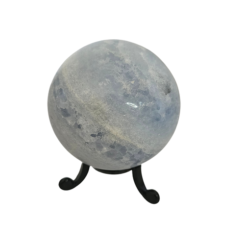 Blue Calcite Sphere 390g