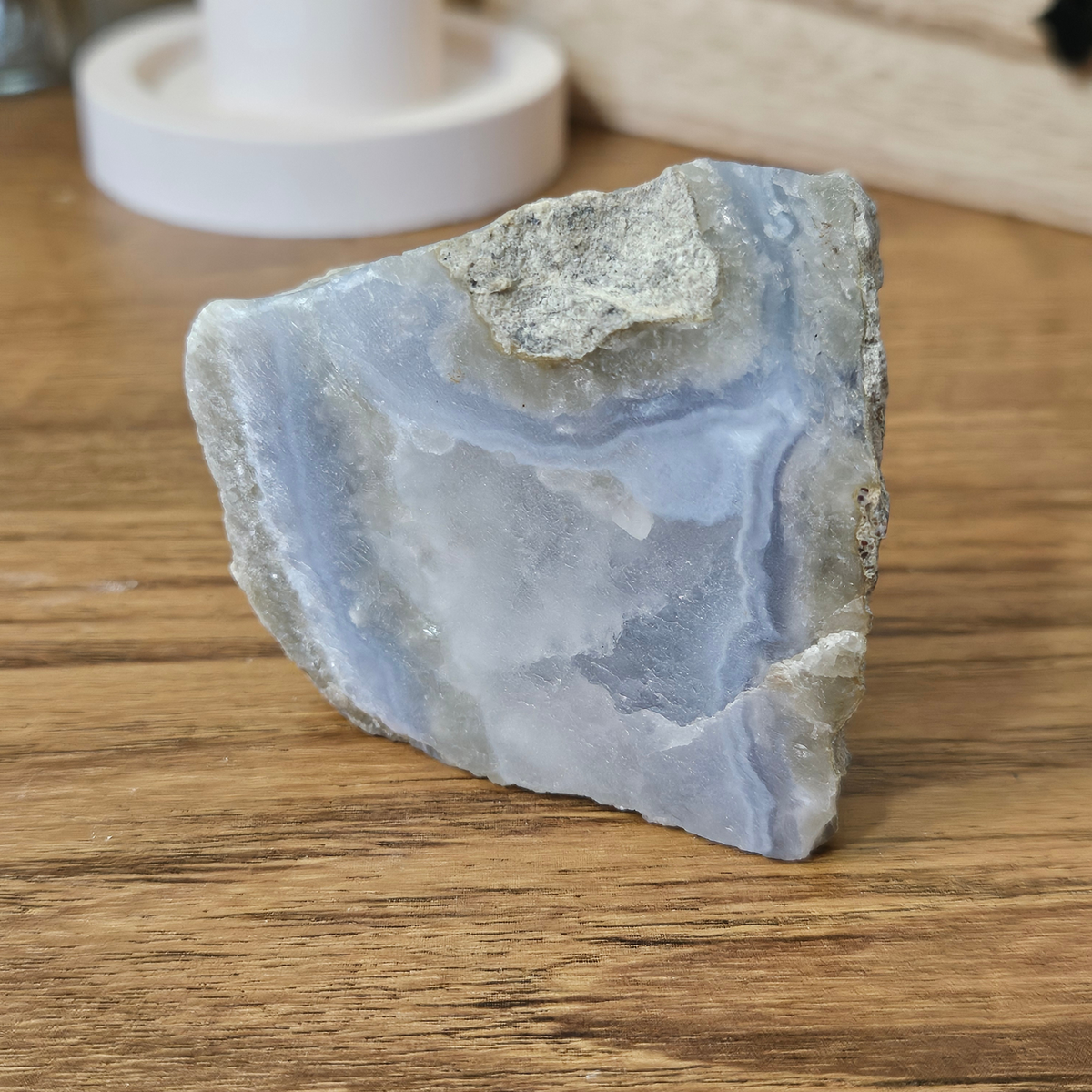 Blue Lace Agate Slice