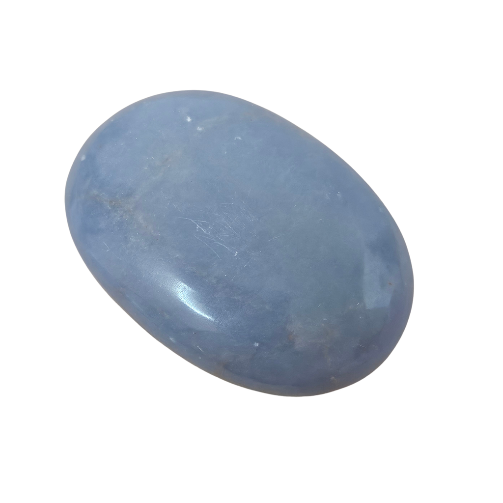 Angelite Palm Stone