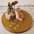Dragon Sunstone Mini Orgonite Charging Plate