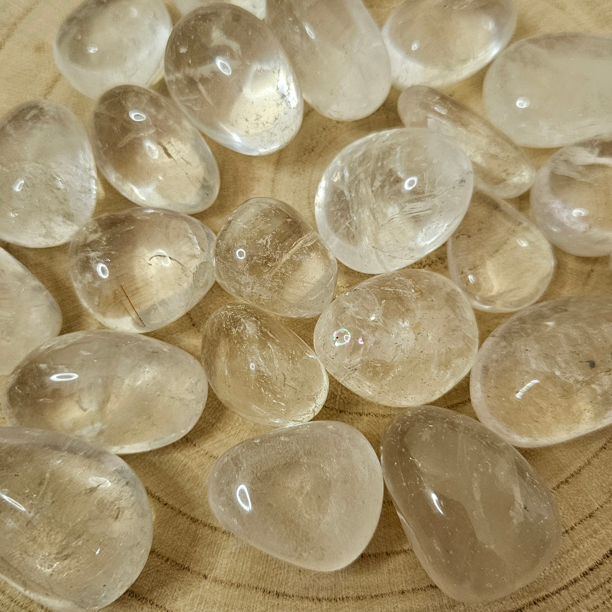 Clear Quartz Tumble Stones