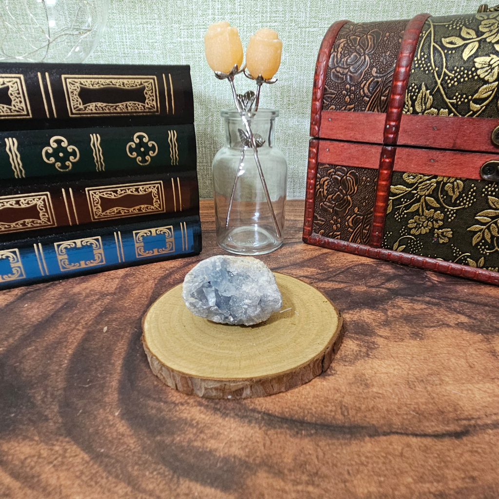 Natural Celestine (Celestite) Crystal Cluster