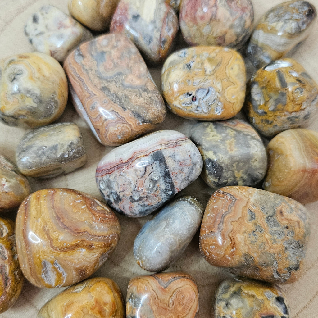 Crazy Lace Agate Tumble Stones