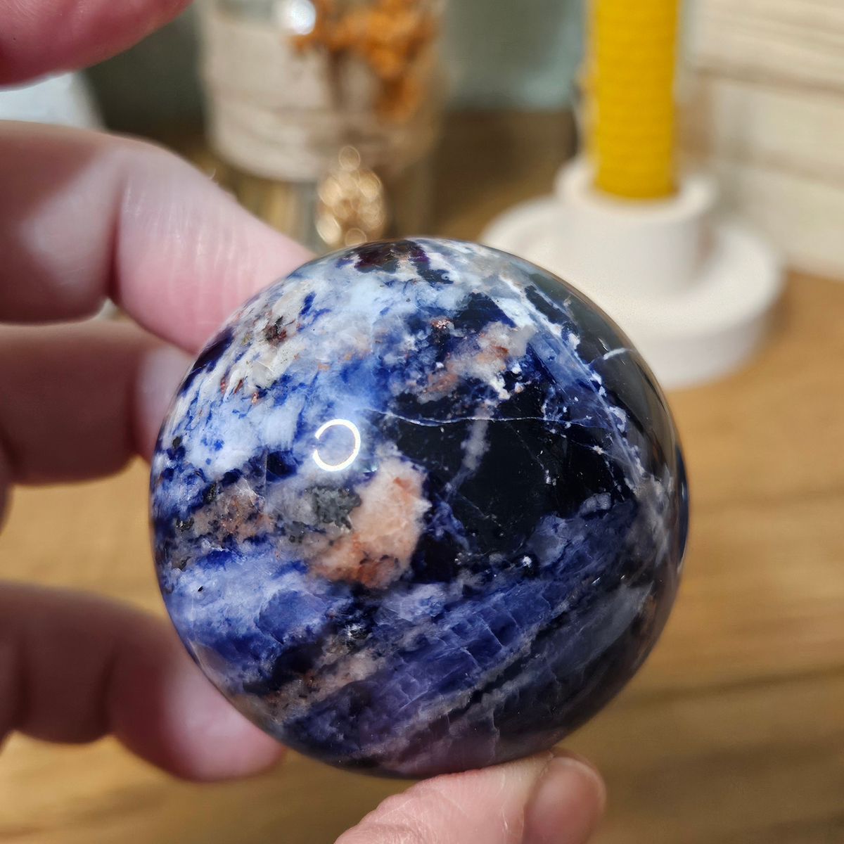 Sodalite Sphere – 50mm