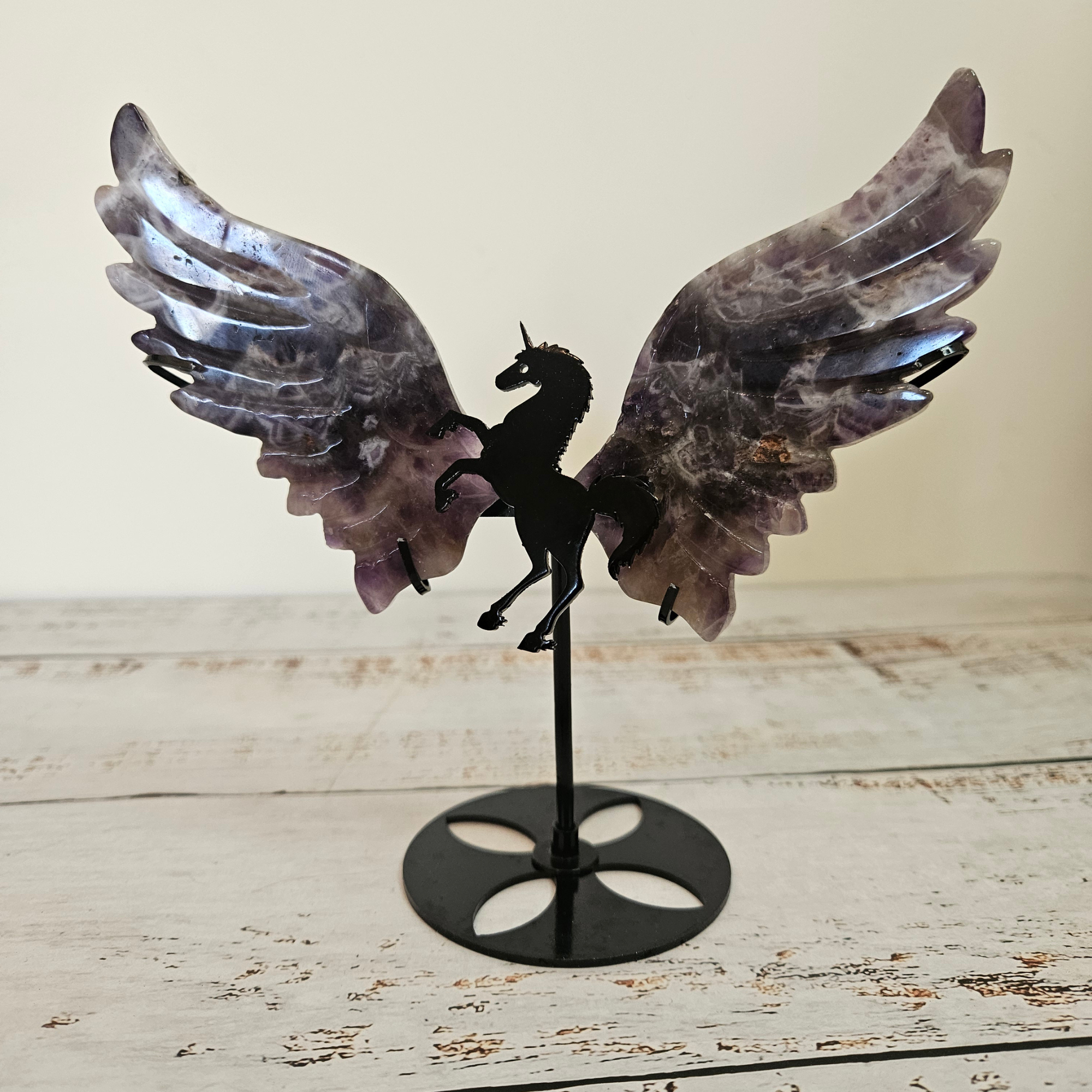 Amethyst Flying Horse Wings