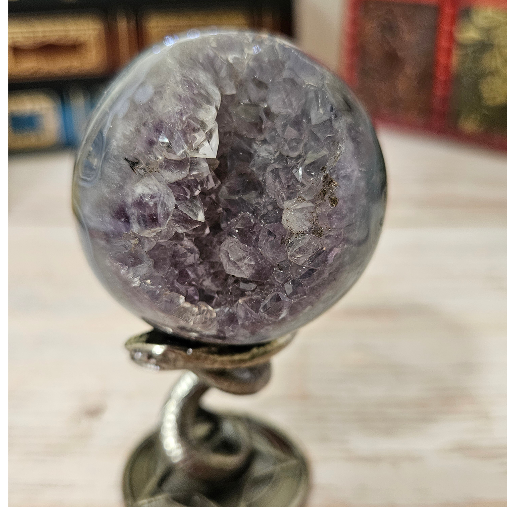 Druzy Amethyst Sphere