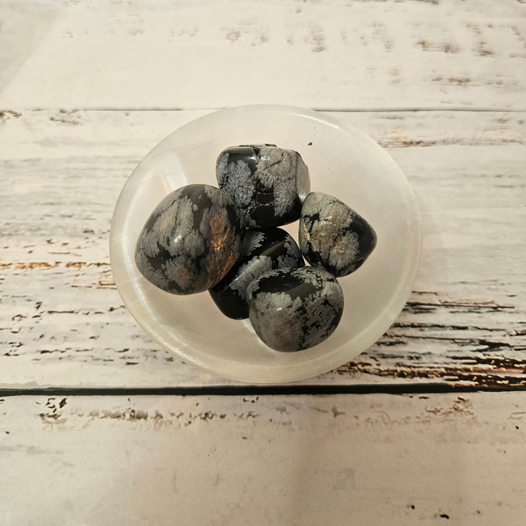 Snowflake Obsidian Tumble Stones