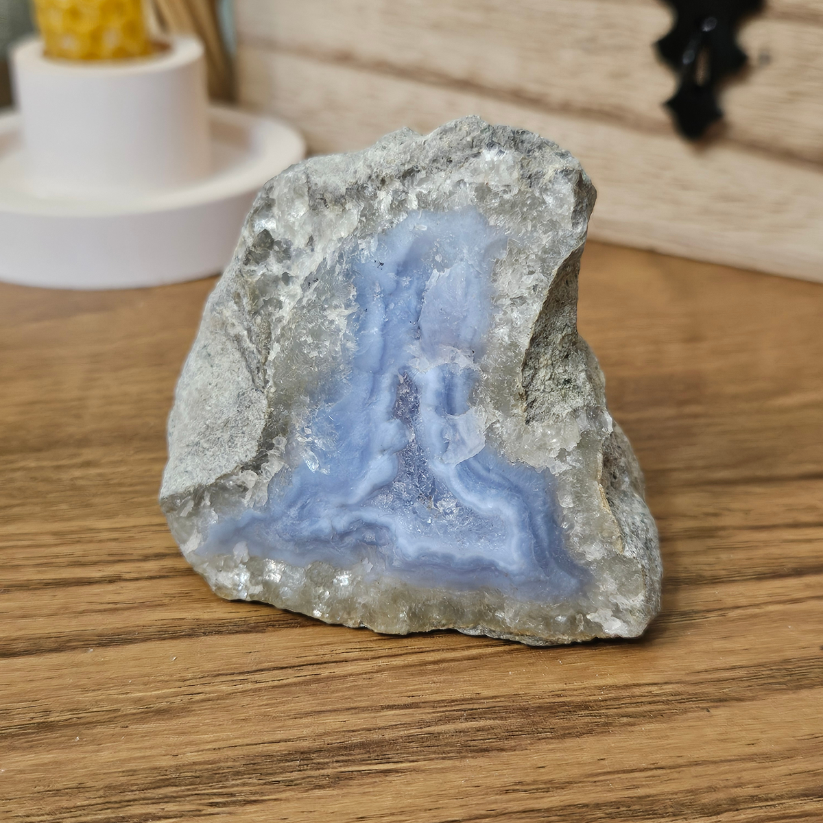 Blue Lace Agate Slice