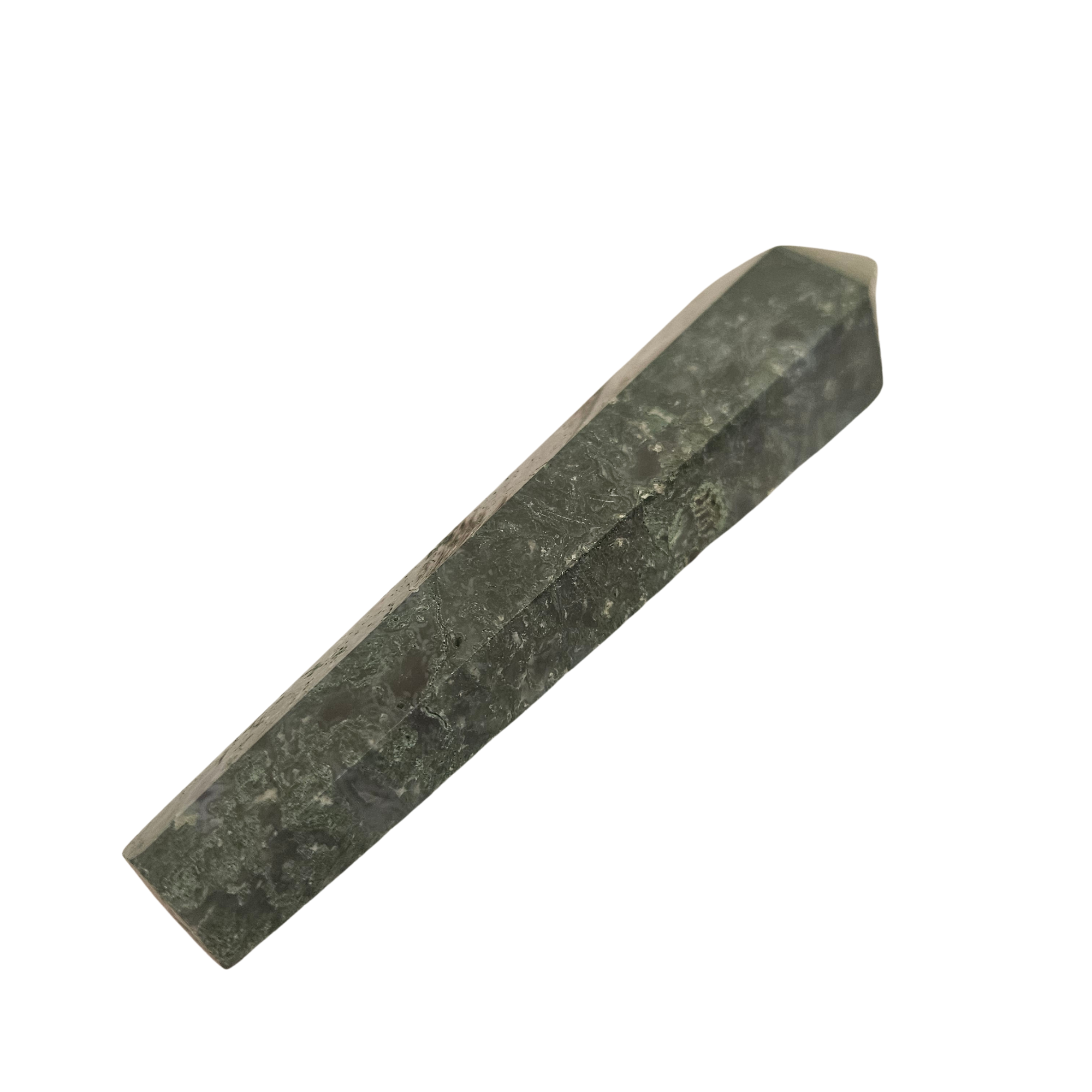 Moss Agate Wand