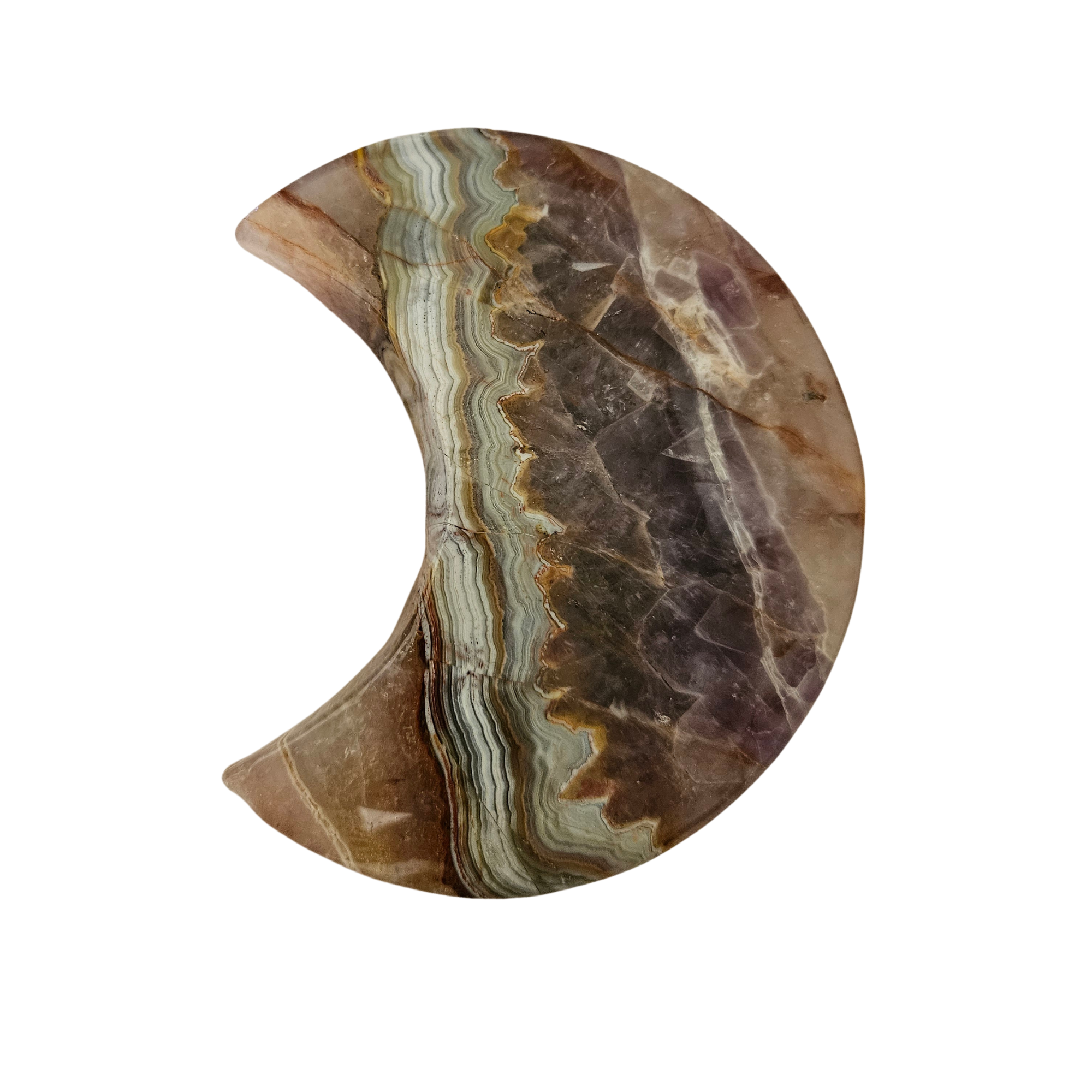 Dream Amethyst Crescent Moon with Stand