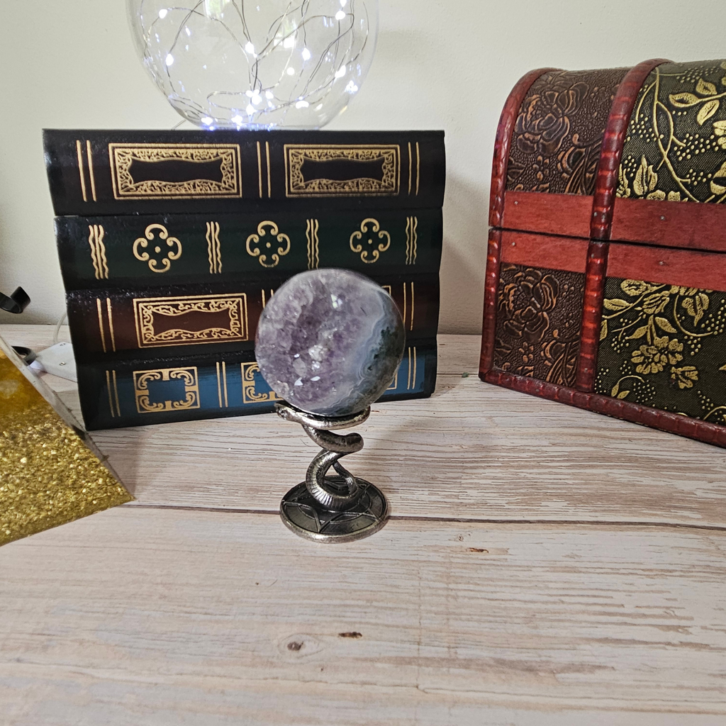 Druzy Amethyst Sphere