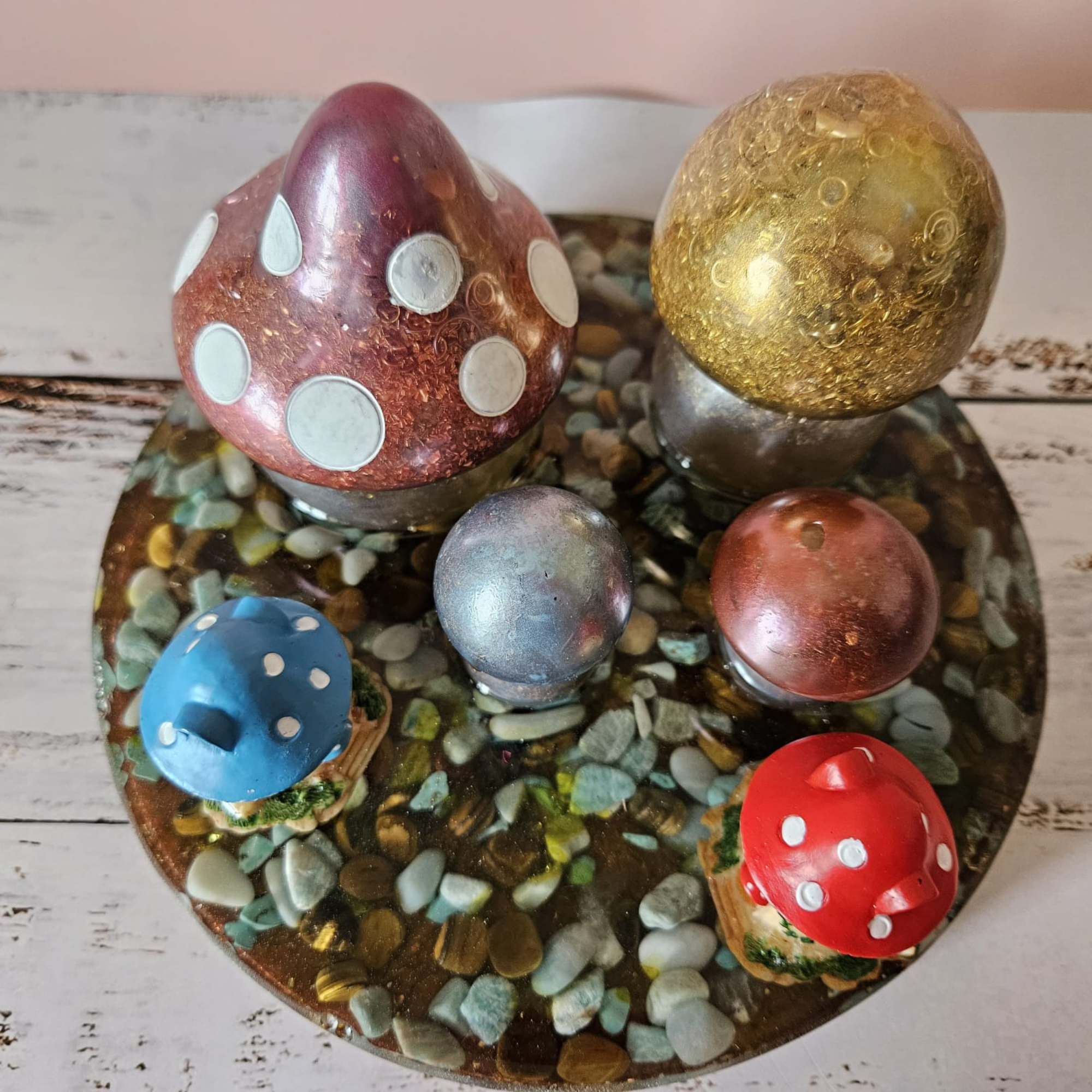 Orgonite Mushroom Charging Plate