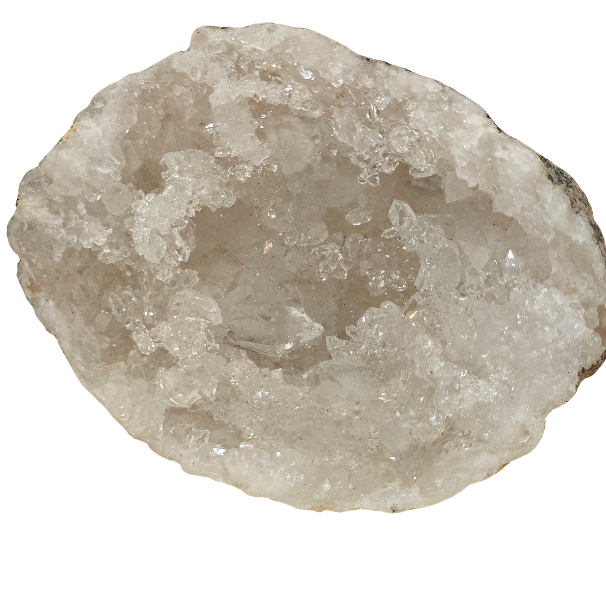 Quartz Geode Halves – Sparkling Natural Crystal Cavities