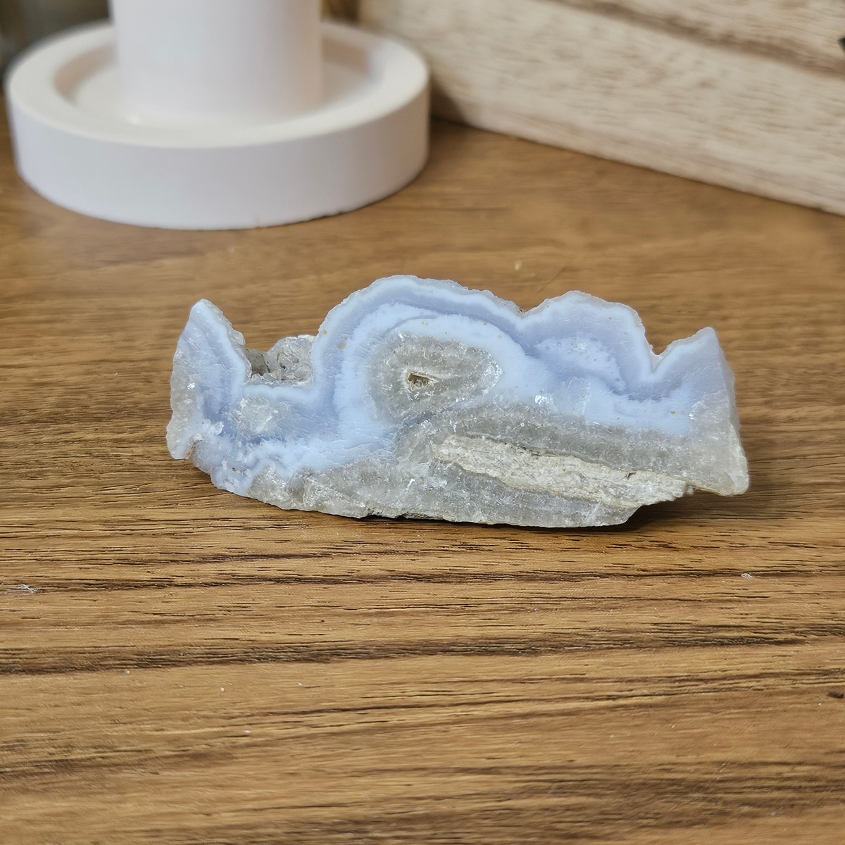 Blue Lace Agate Slice