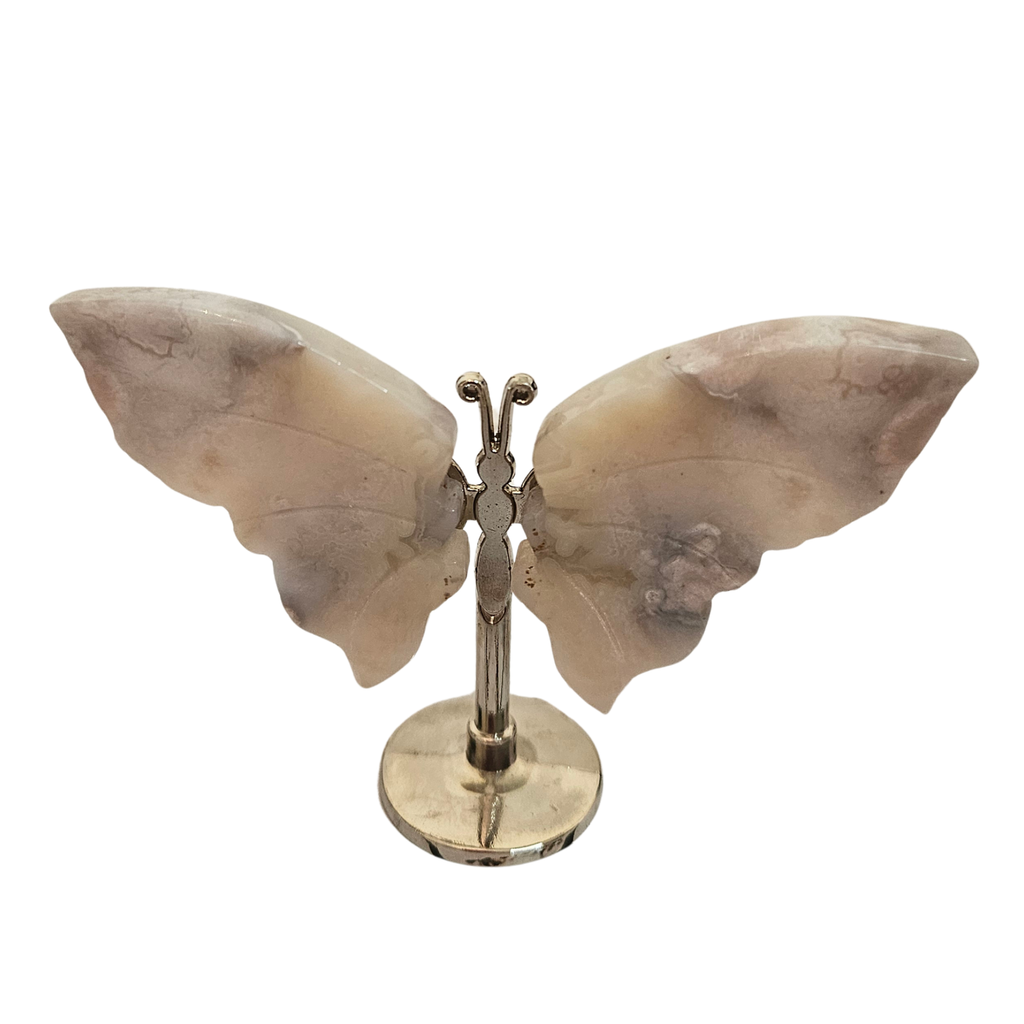 Flower Agate Butterfly