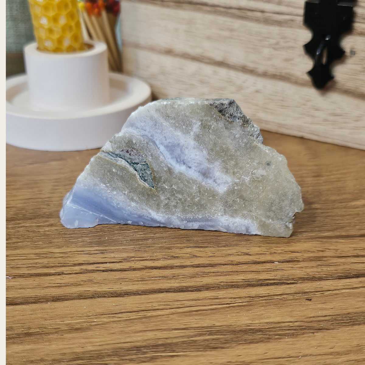 Blue Lace Agate Slice