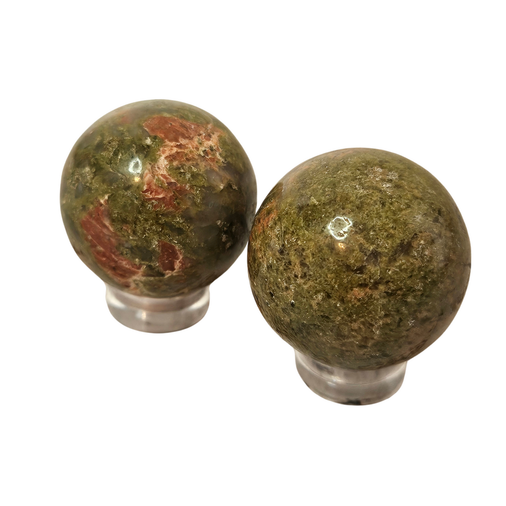 Unakite Mini Sphere (25–30mm)