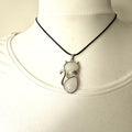 Crystal Cat Pendant Necklace
