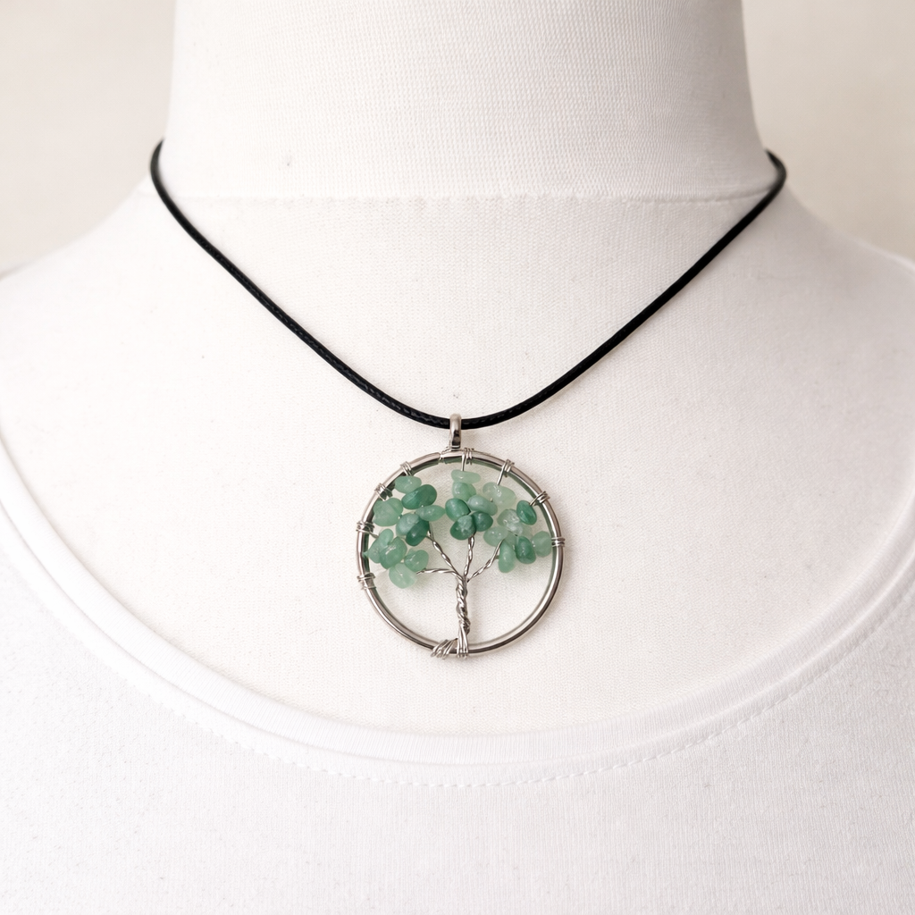 Crystal Tree of Life Pendant