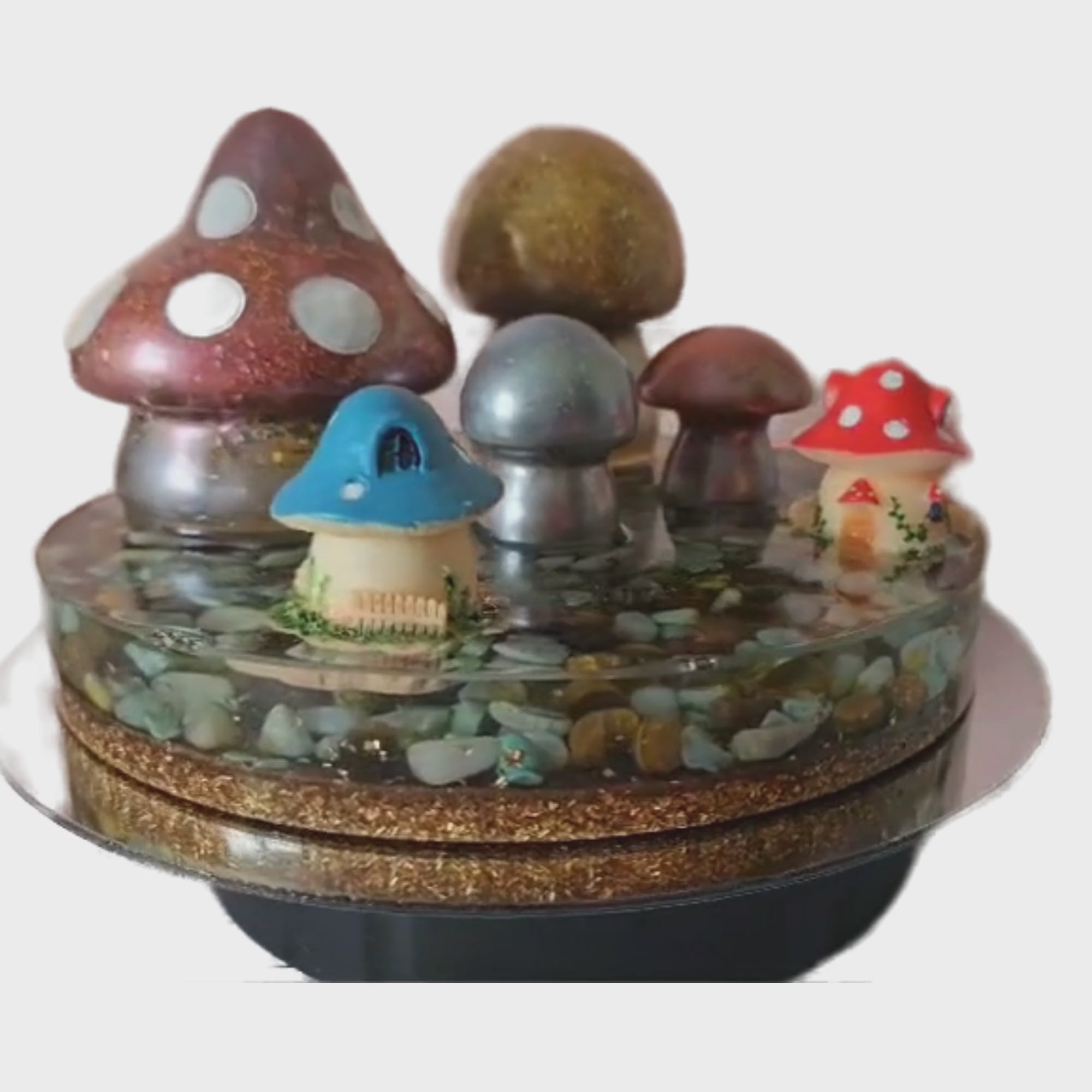 Orgonite Mushroom Charging Plate